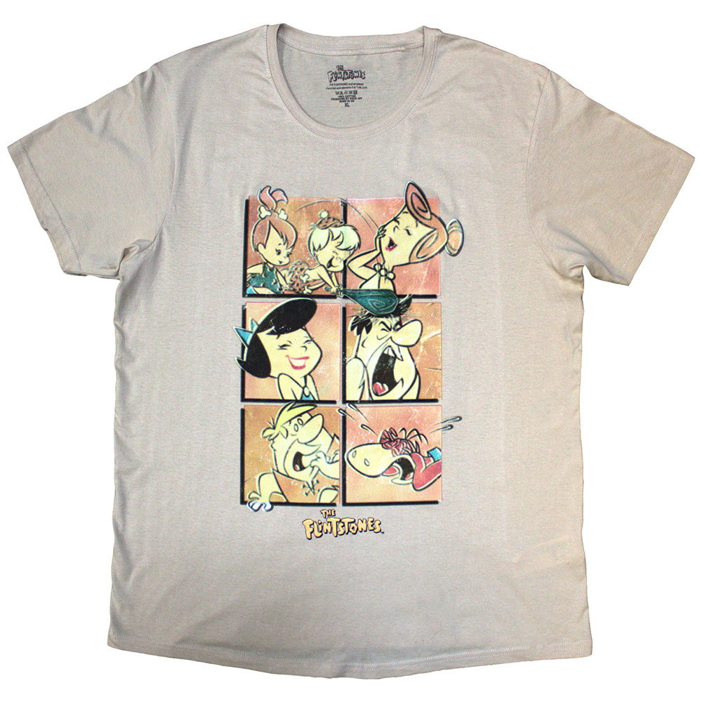 The Flintstones Unisex T-Shirt: Flintstones Grid  (Small)