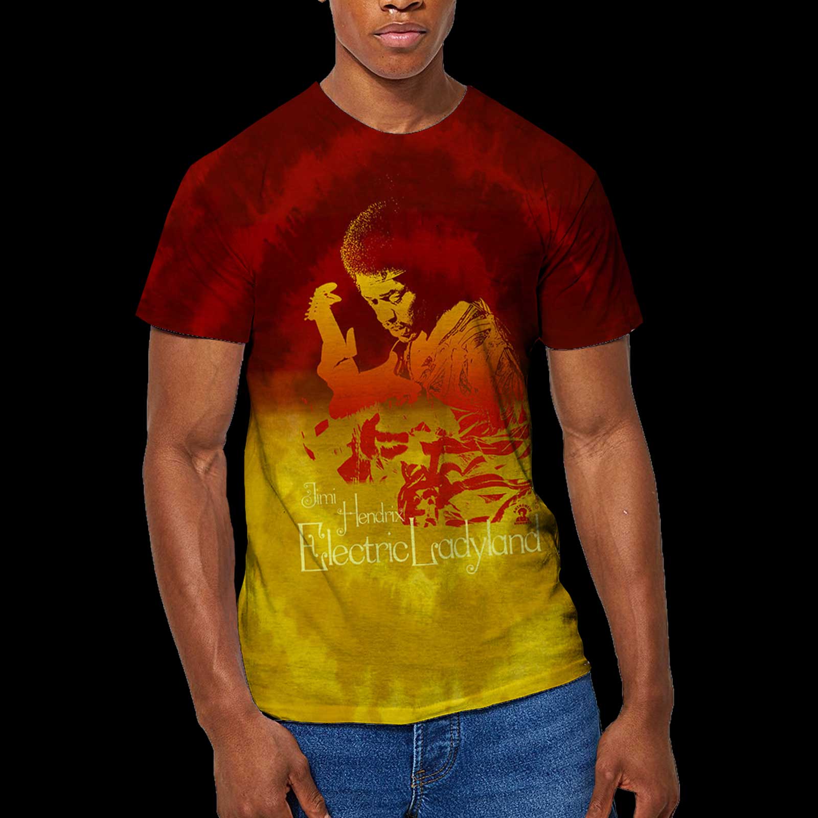 Jimi Hendrix Unisex T-Shirt: Electric Ladyland (Wash Collection) (Medium)
