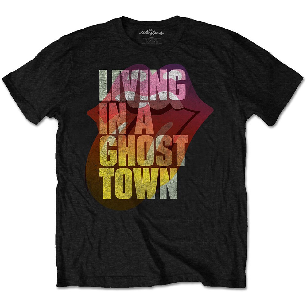 The Rolling Stones Unisex T-Shirt: Ghost Town (Large)