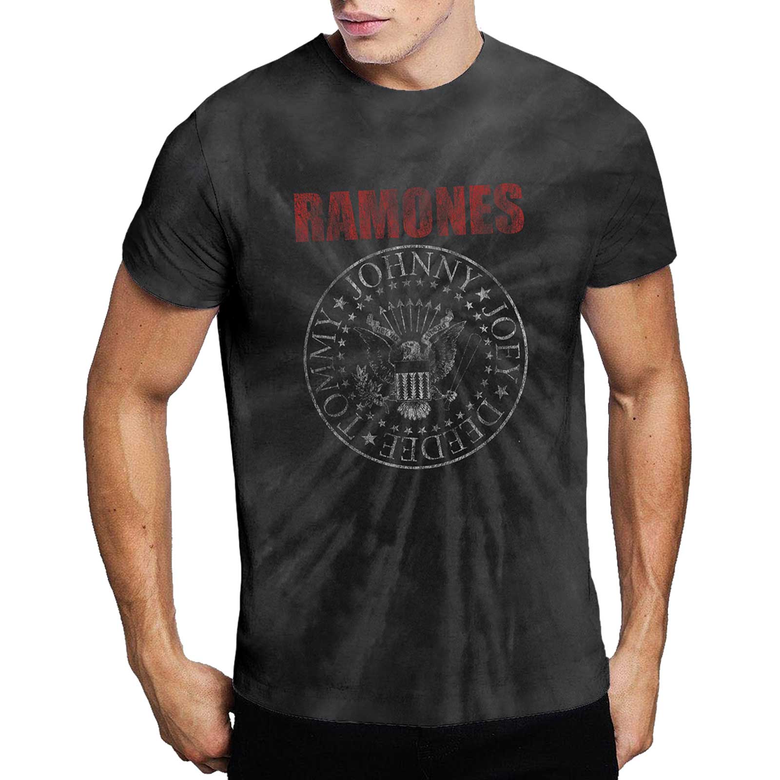 Ramones Unisex T-Shirt: Presidential Seal (Wash Collection) (Large)