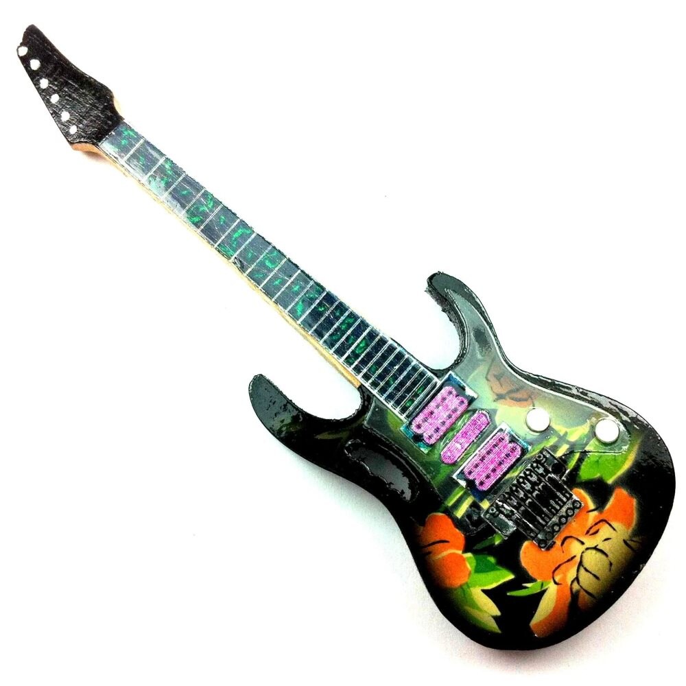 Magnet for fridge: Steve Vai - Ibanez Flower Cut (mod. exclusive)