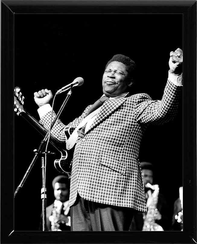Fotografi 30x40: B.B. King i Malmö