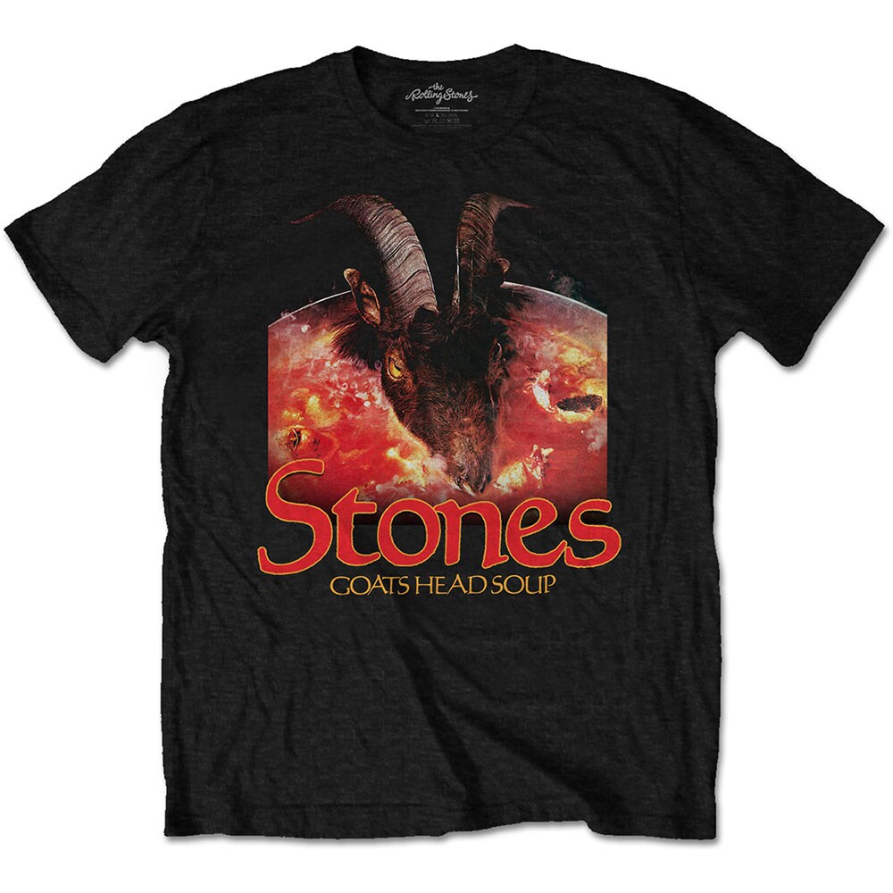 The Rolling Stones Unisex T-Shirt: GHS with Logo (Medium)