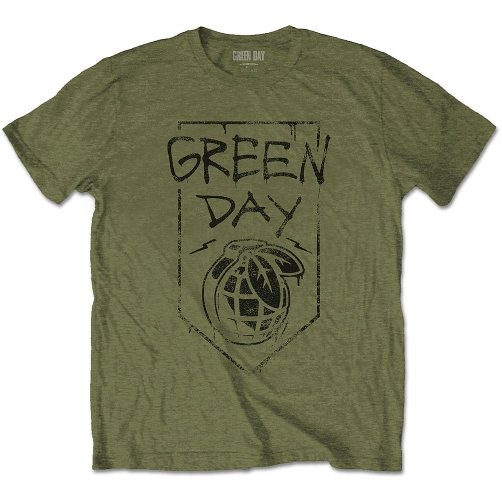 Green Day Unisex T-Shirt: Organic Grenade (XX-Large)