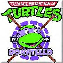 Teenage Mutant Ninja Turtles Fridge Magnet: Donatello