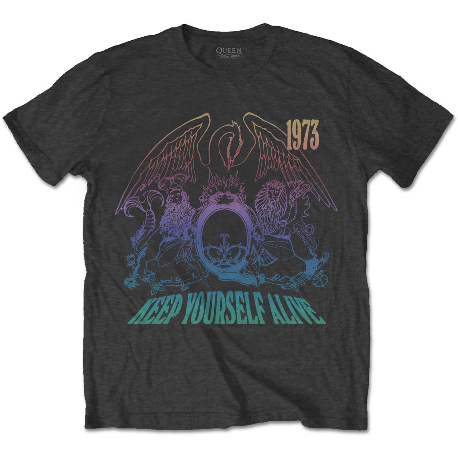 Queen Unisex T-Shirt: Keep Yourself Alive (Medium)