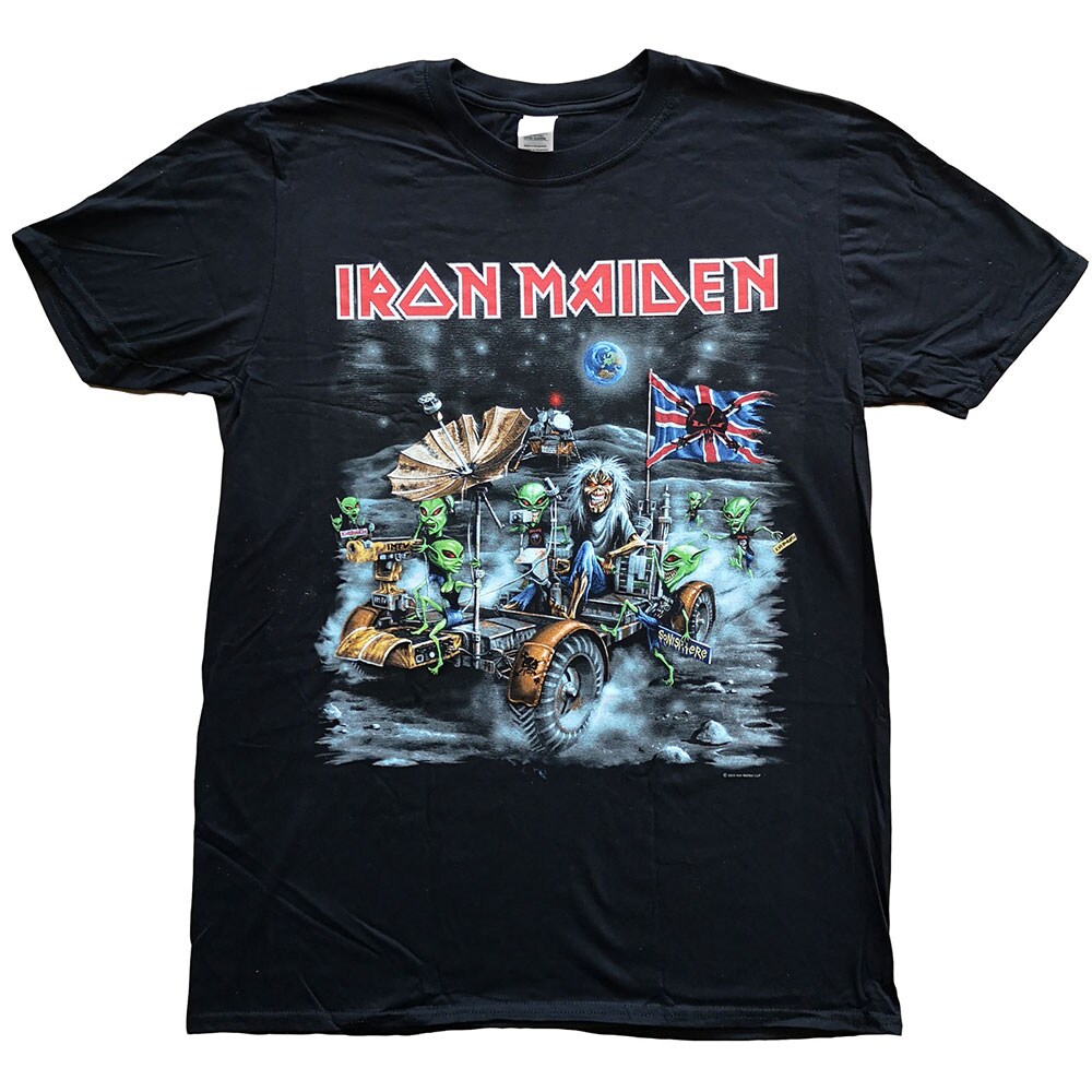 Iron Maiden Unisex T-Shirt: Knebworth Moon buggy (XX-Large) - 2
