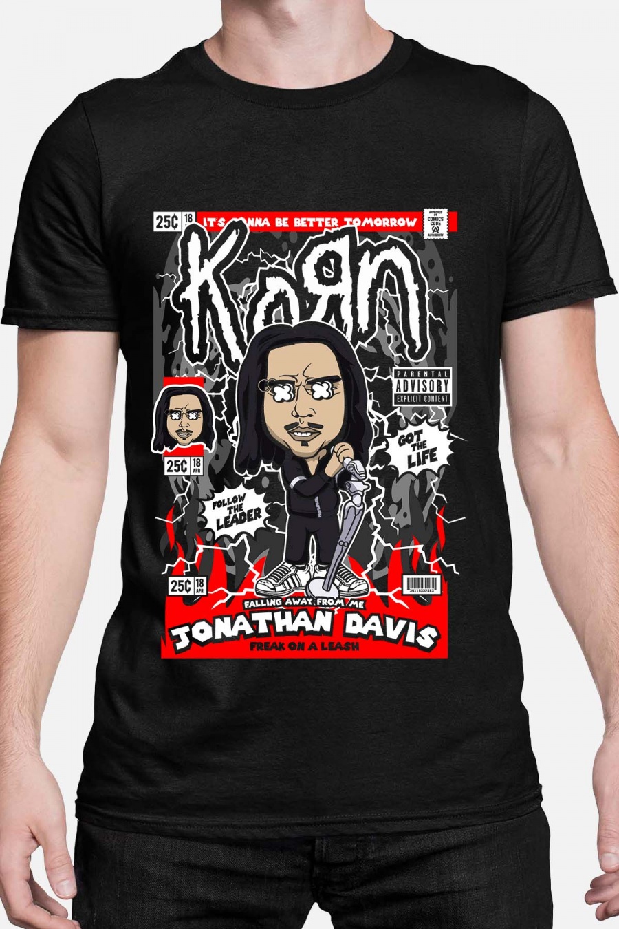 Korn unisex t-paita: "Funko" - saatavana useissa eri väreissä - koko XS-XXL.