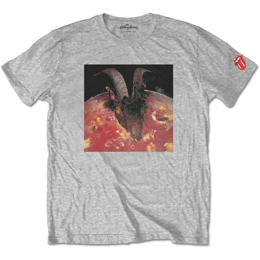 The Rolling Stones Unisex T-Shirt: Goats Head Soup (Sleeve Print) (X-Large)