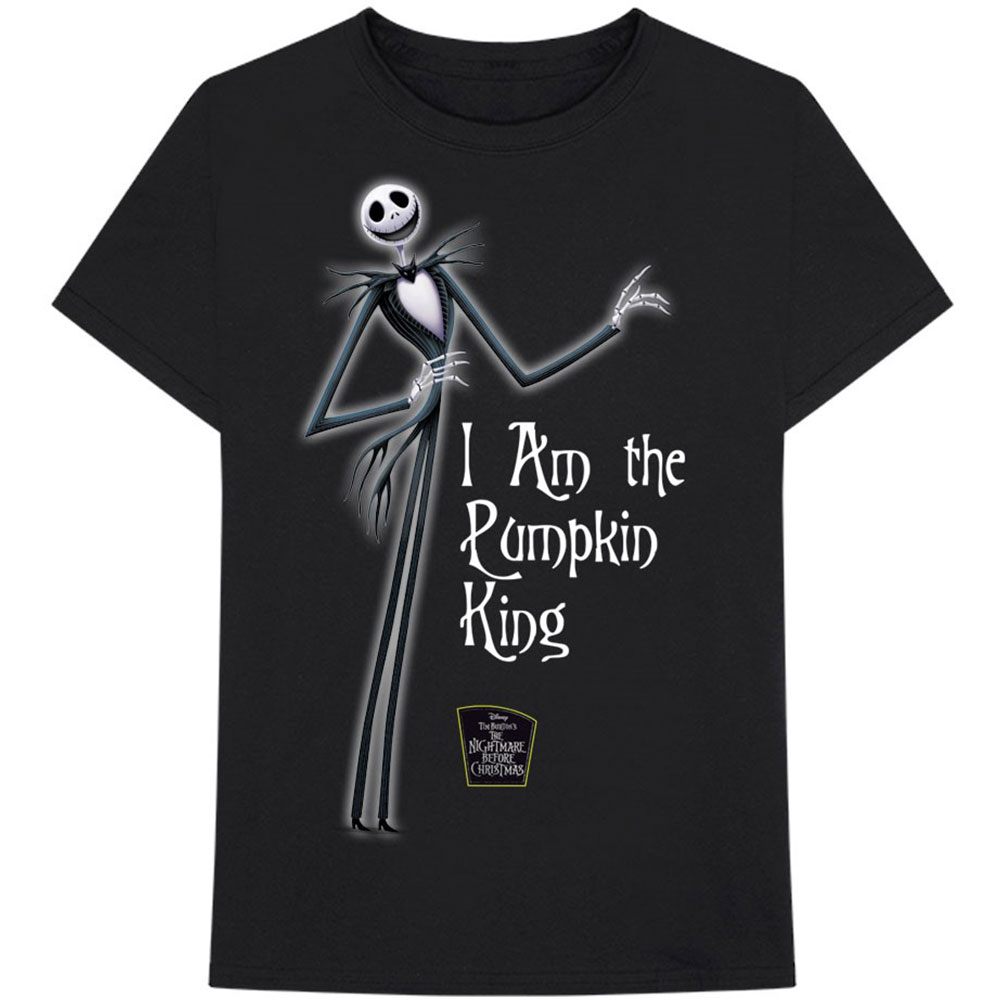Disney Unisex T-Shirt: The Nightmare Before Christmas Pumpkin King (Medium)