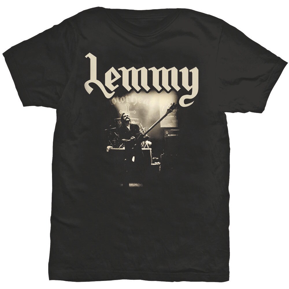 Lemmy Unisex T-Shirt: Lived to Win (Back Print) (Medium) - 2