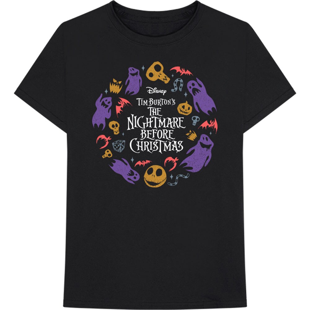 Disney Unisex T-Shirt: The Nightmare Before Christmas Character Flight (Small)