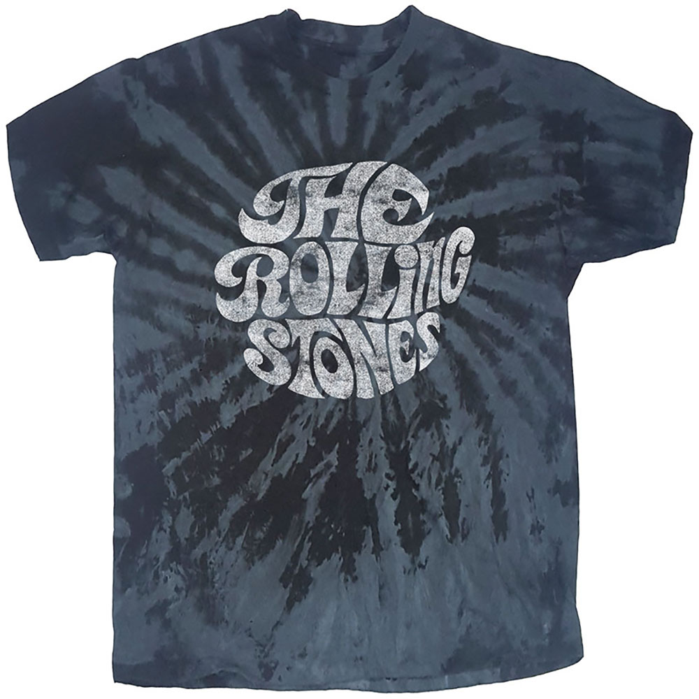 The Rolling Stones Unisex T-Shirt: 70's Logo (Dip-Dye) (Small)