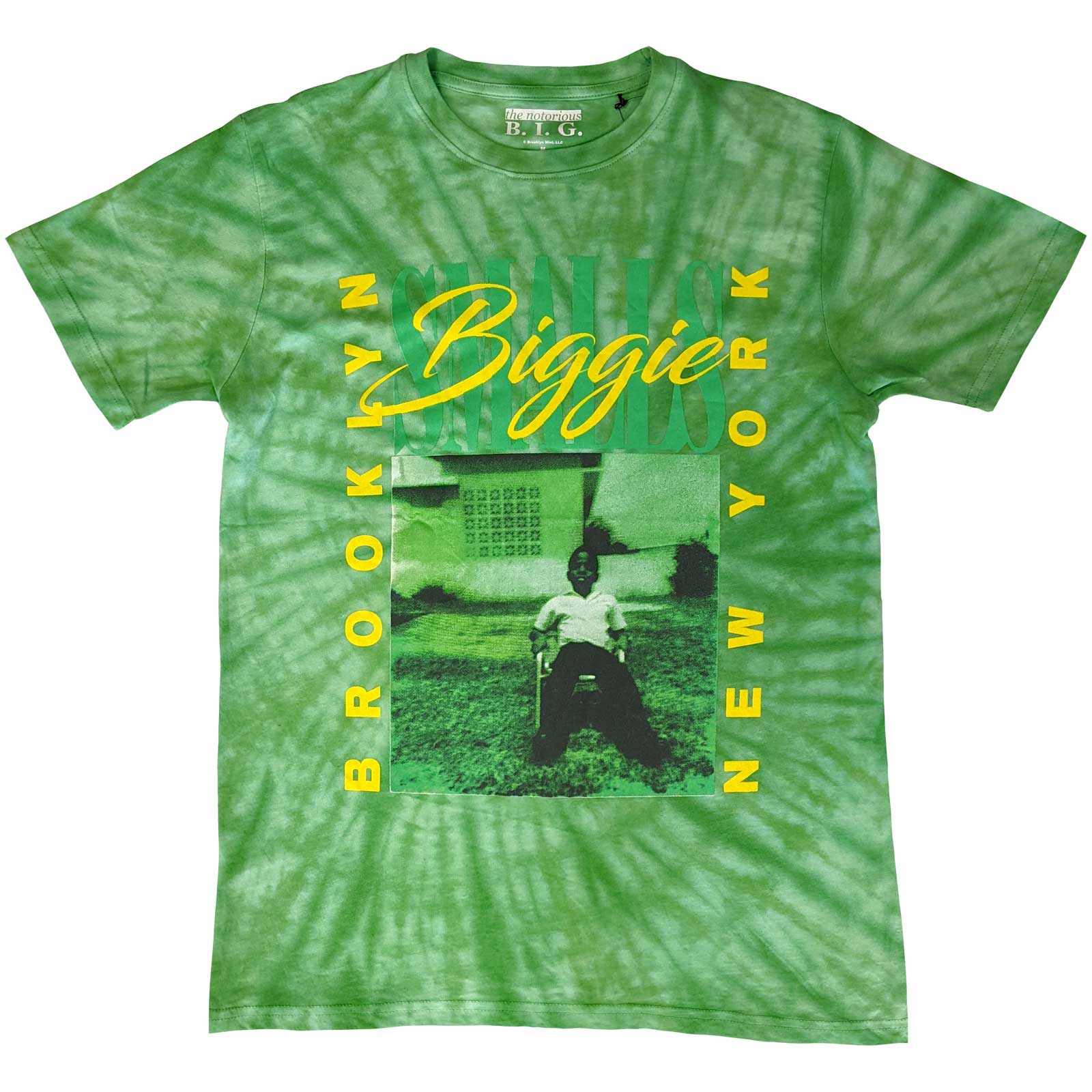 Biggie Smalls Unisex T-Shirt: 90's New York City (Wash Collection) (Medium)