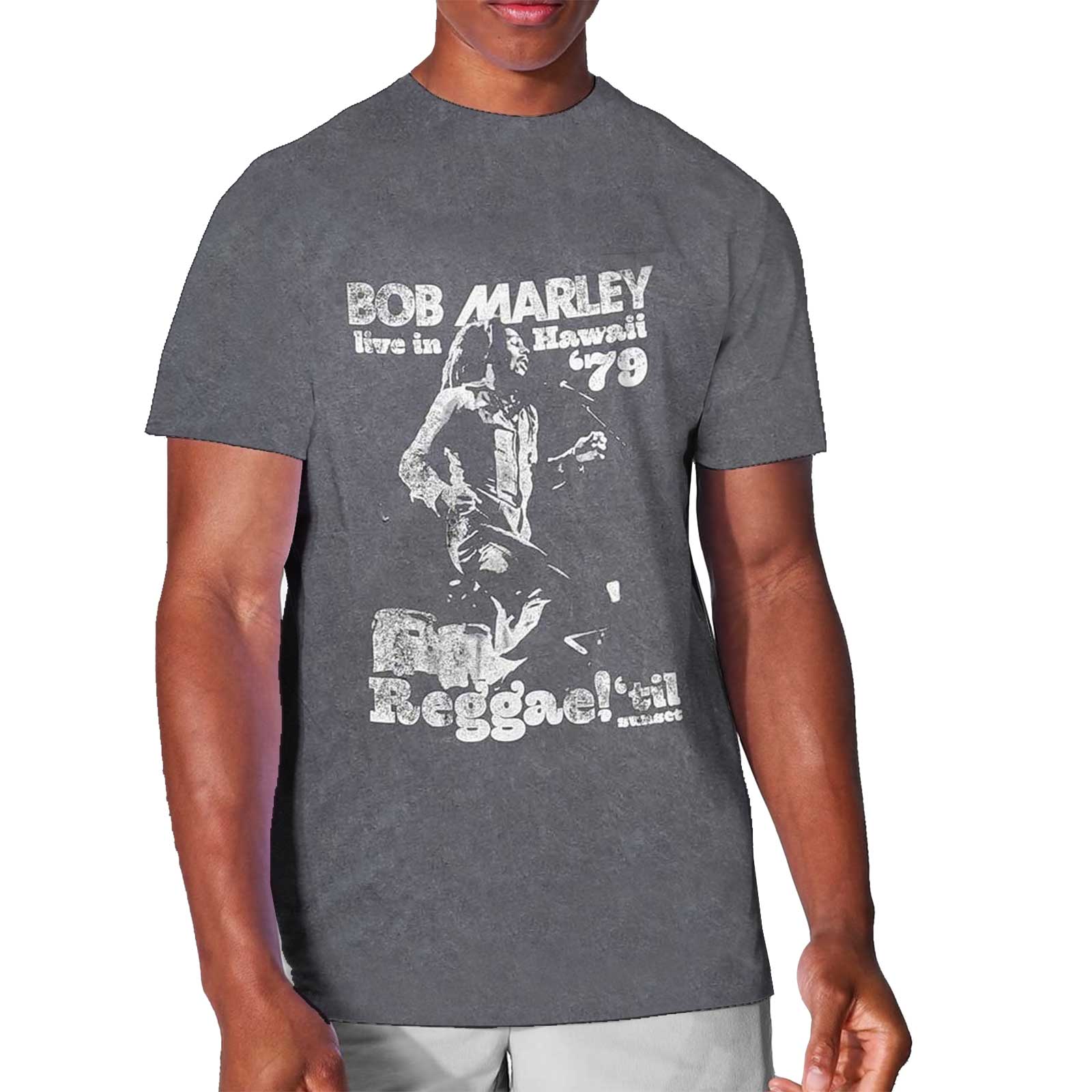 Bob Marley Unisex T-Shirt: Hawaii (Wash Collection) (Medium)