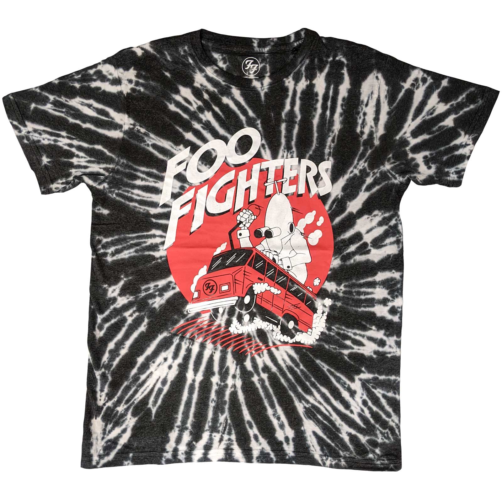 Foo Fighters Unisex T-Shirt: Speeding Bus (Wash Collection) (Large)