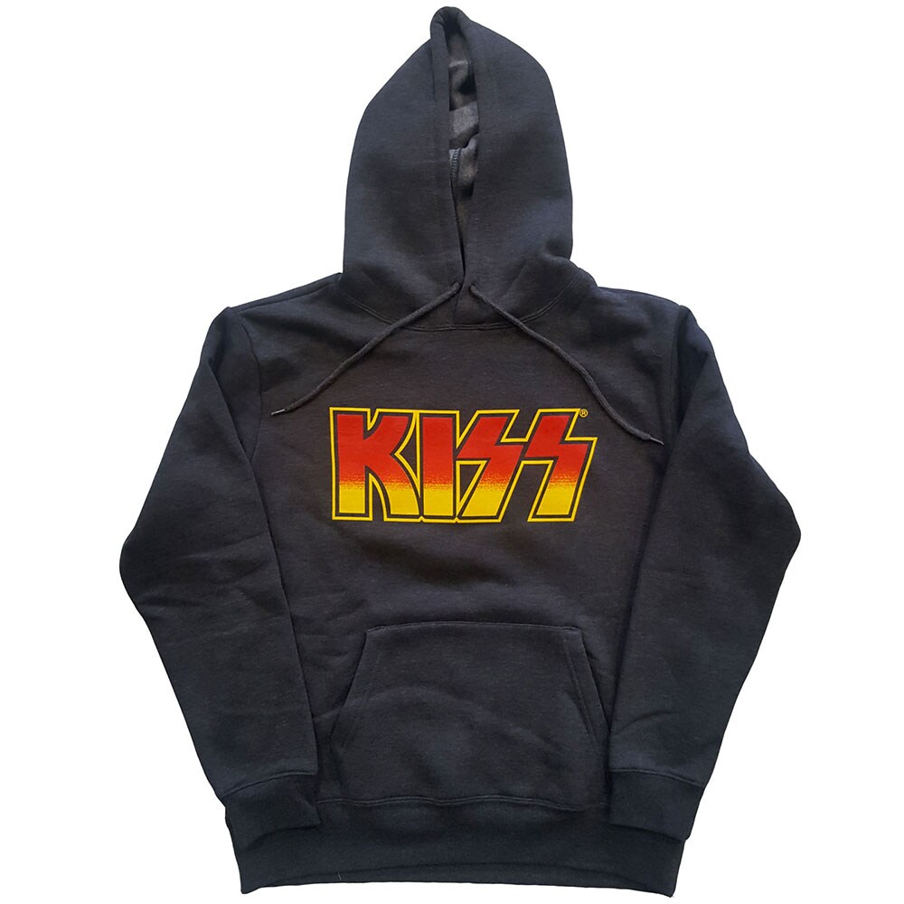 KISS Unisex Pullover Hoodie: Classic Logo (Medium)