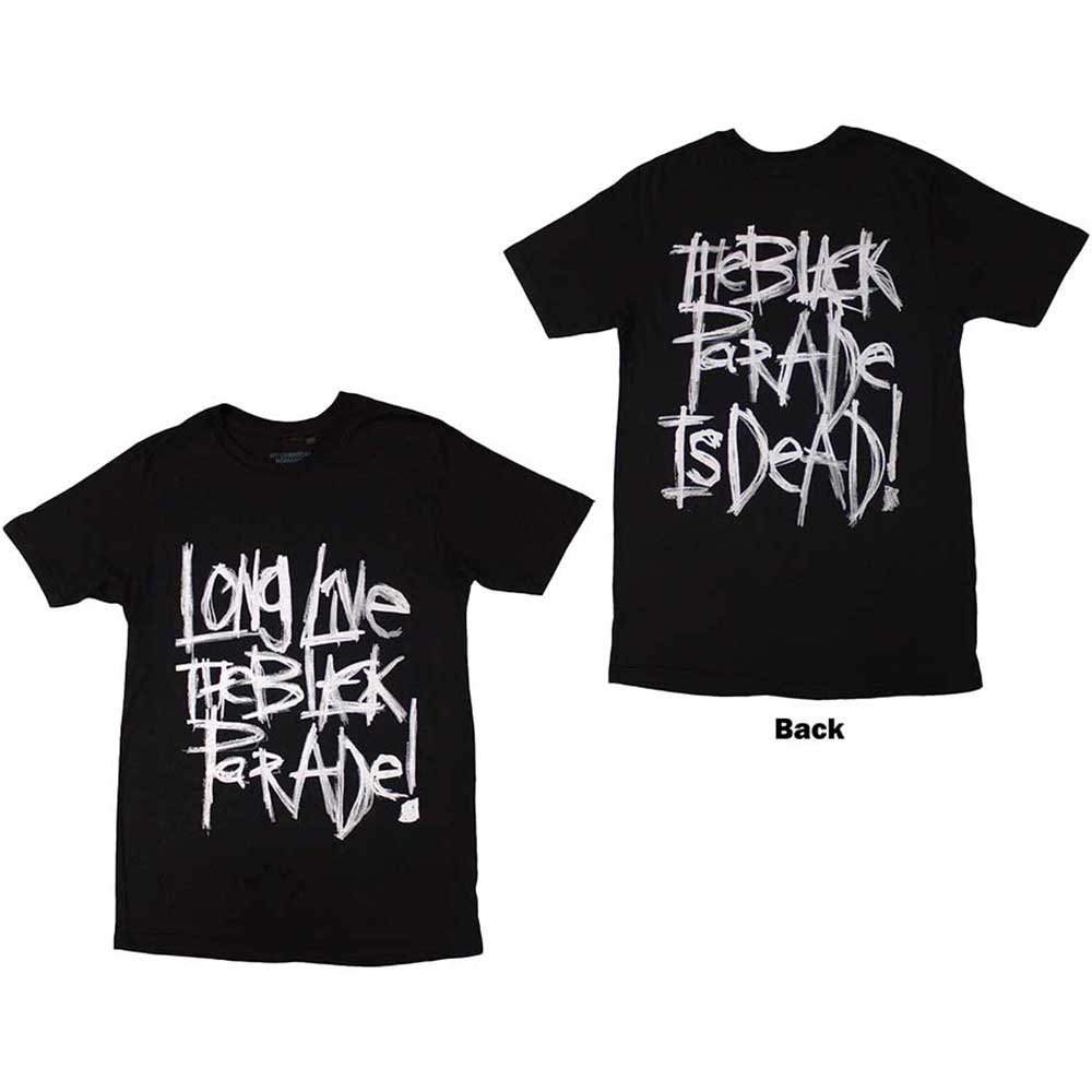 My Chemical Romance Unisex T-Shirt: Long Live The Black Parade (Back Print) (Small)