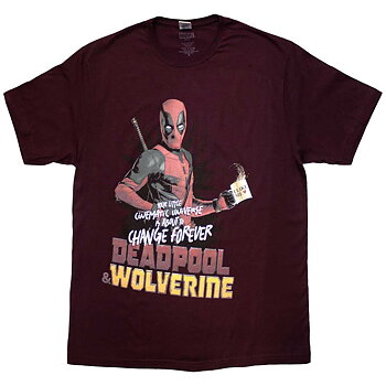 Marvel Comics Unisex T-Shirt: Deadpool & Wolverine Change Universe (X-Large)