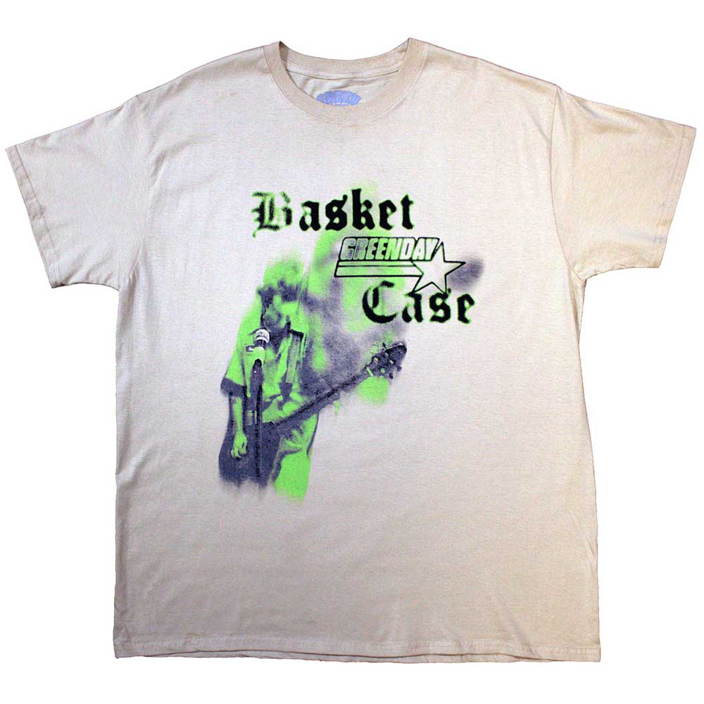 Green Day Unisex T-Shirt: Basket Case Mic Stand (X-Large)