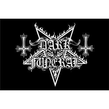 Dark Funeral Textile Poster: Logo