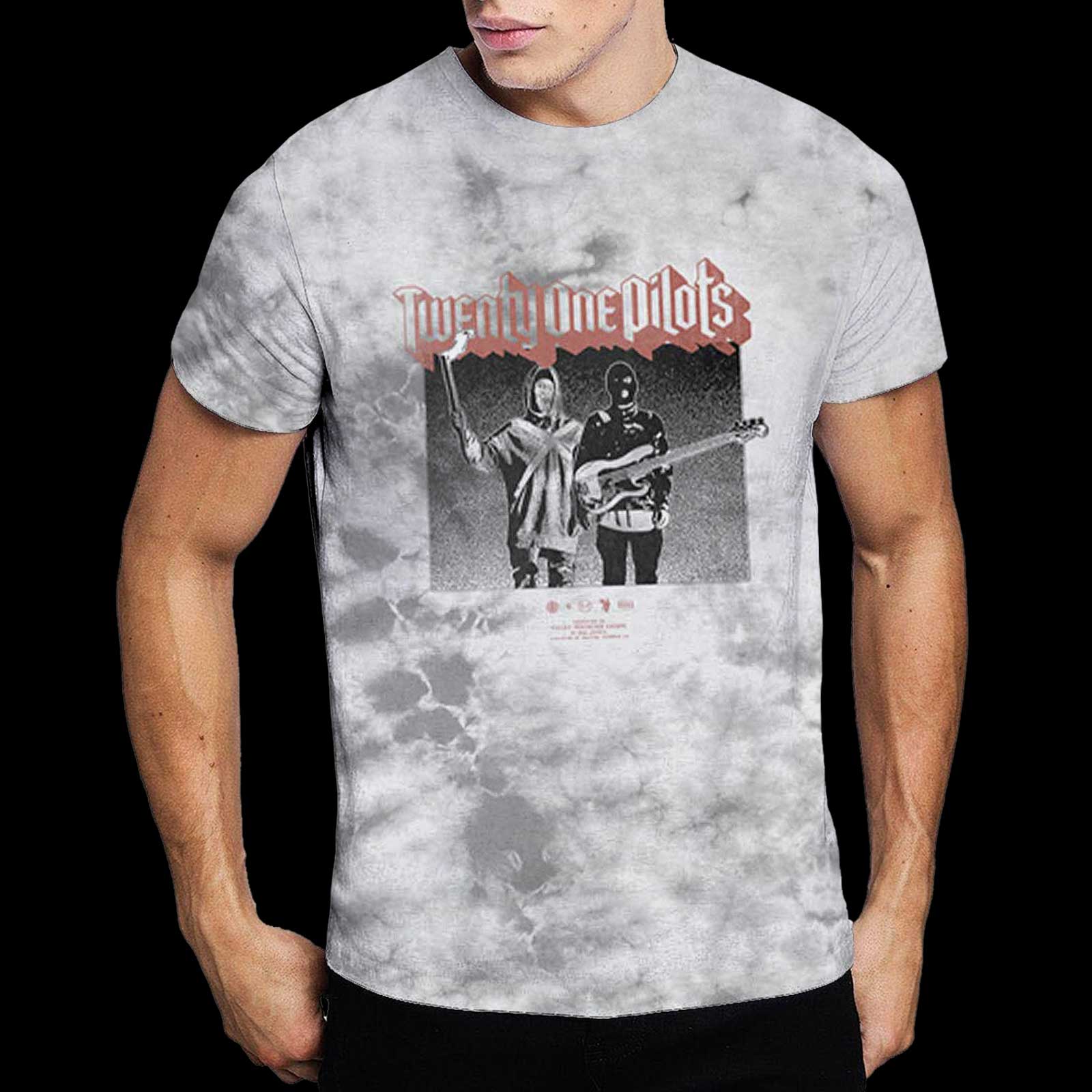 Twenty One Pilots Unisex T-Shirt: Torch Bearers (Wash Collection) (Medium)
