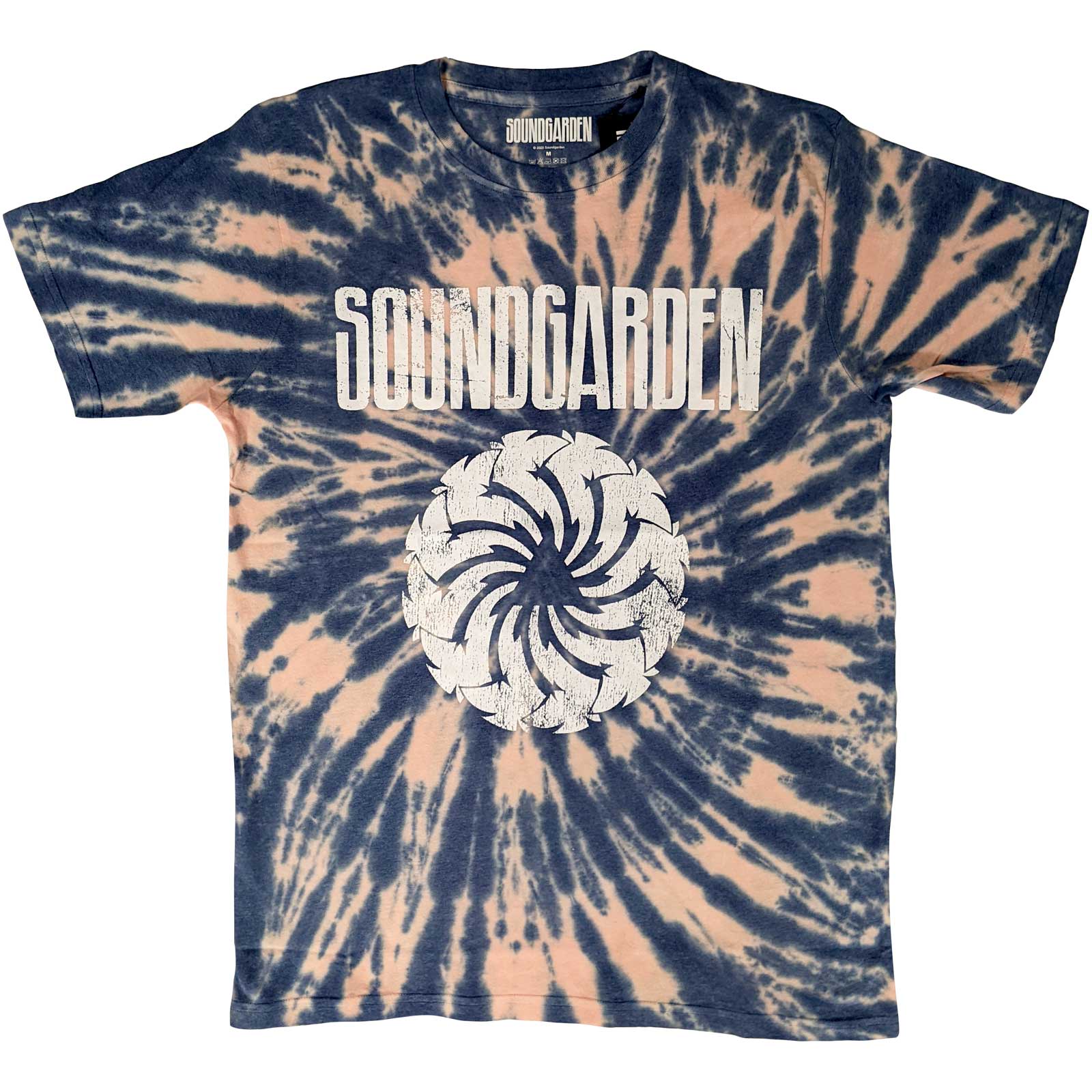 Soundgarden Unisex T-Shirt: Logo Swirl (Wash Collection) (Large)