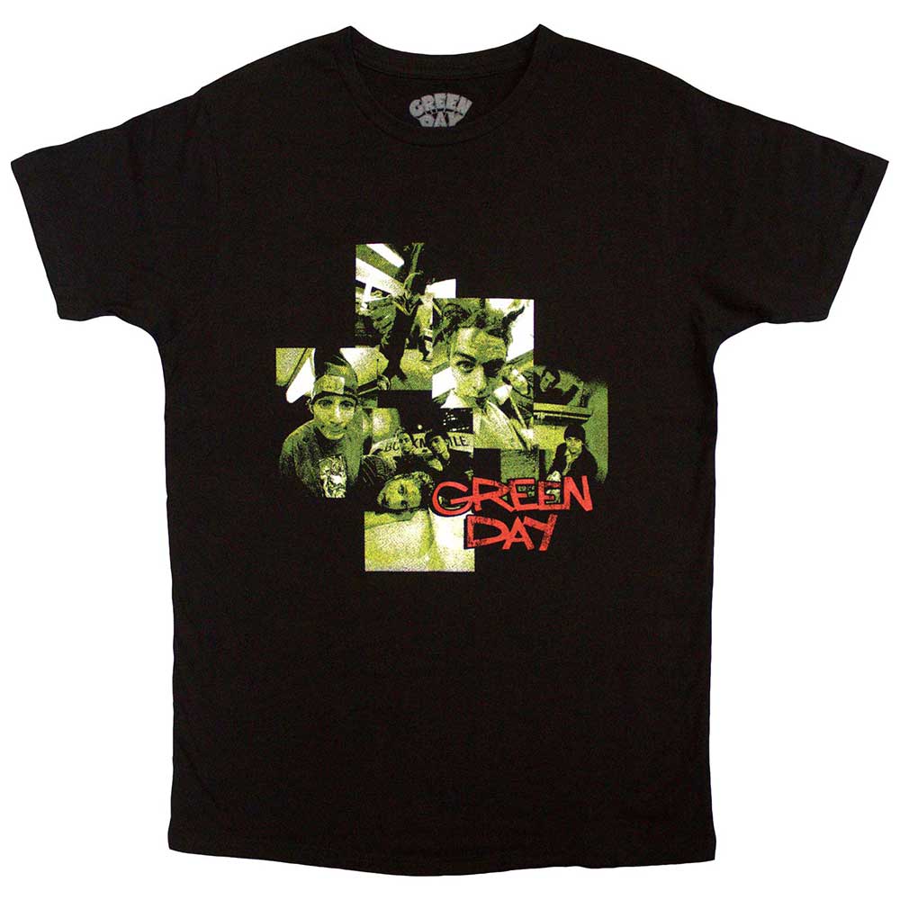 Green Day Unisex T-Shirt: Photo Montage (XX-Large)