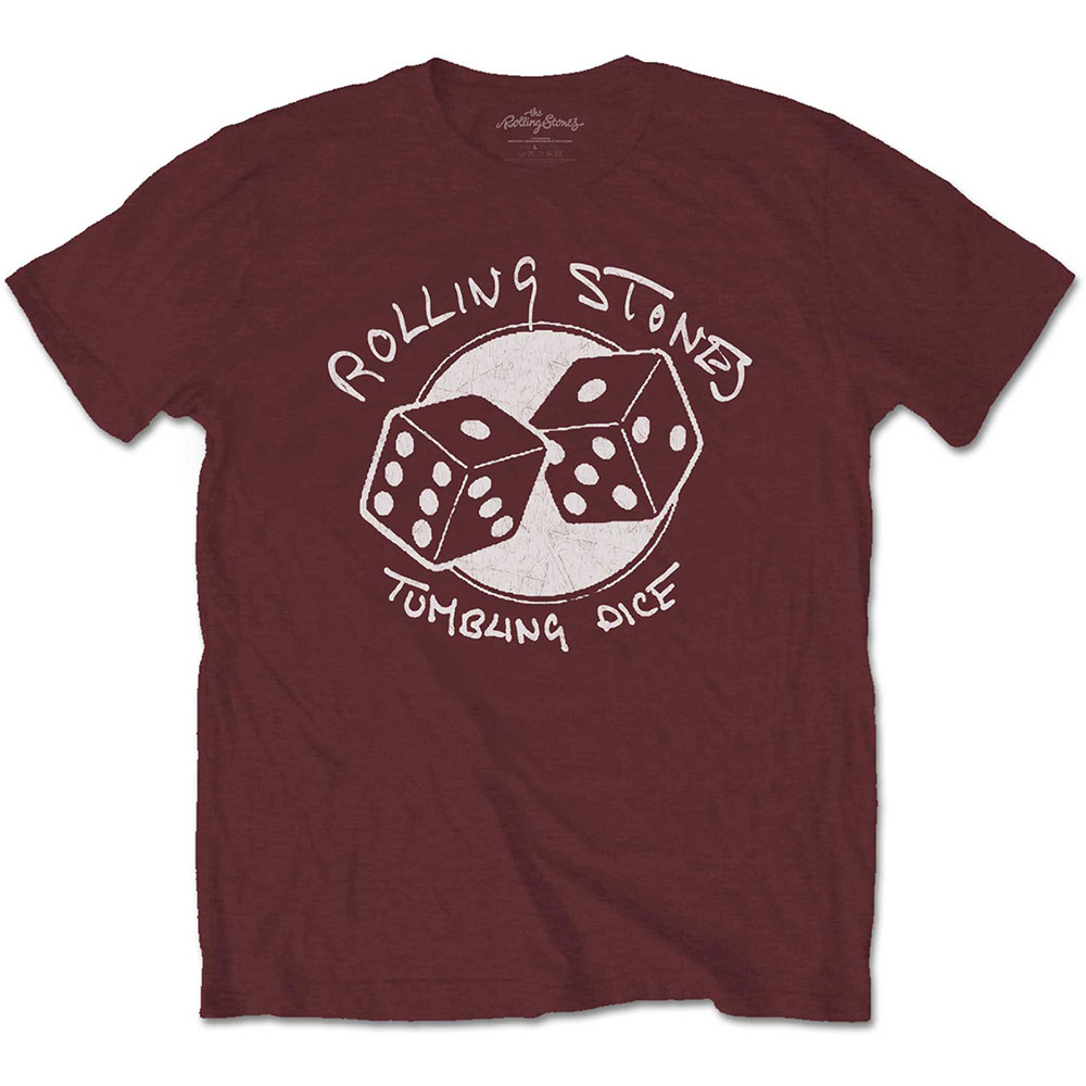 The Rolling Stones Unisex T-Shirt: Tumbling Dice (Medium)