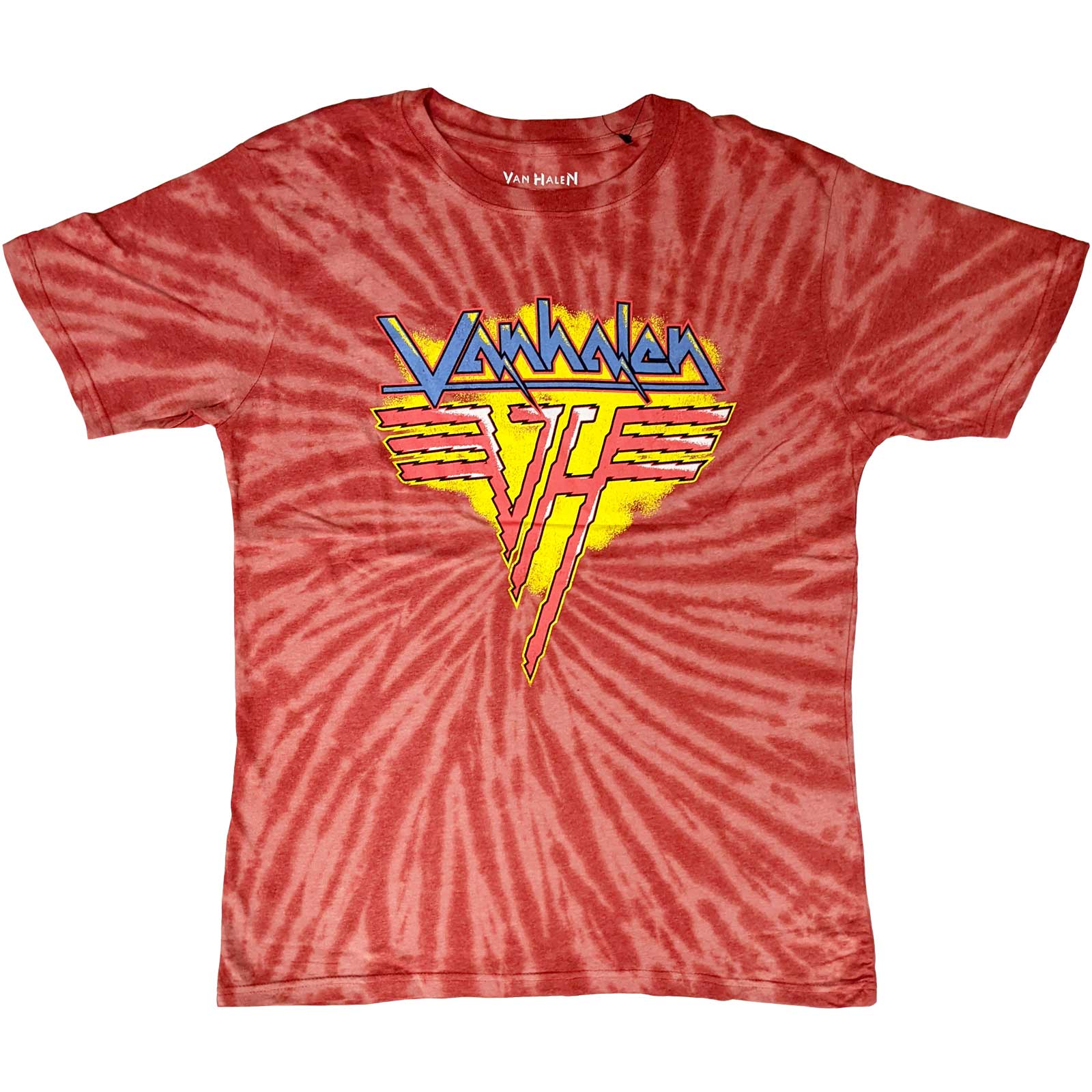 Van Halen Unisex T-Shirt: Jagged Logo (Wash Collection) (Medium)