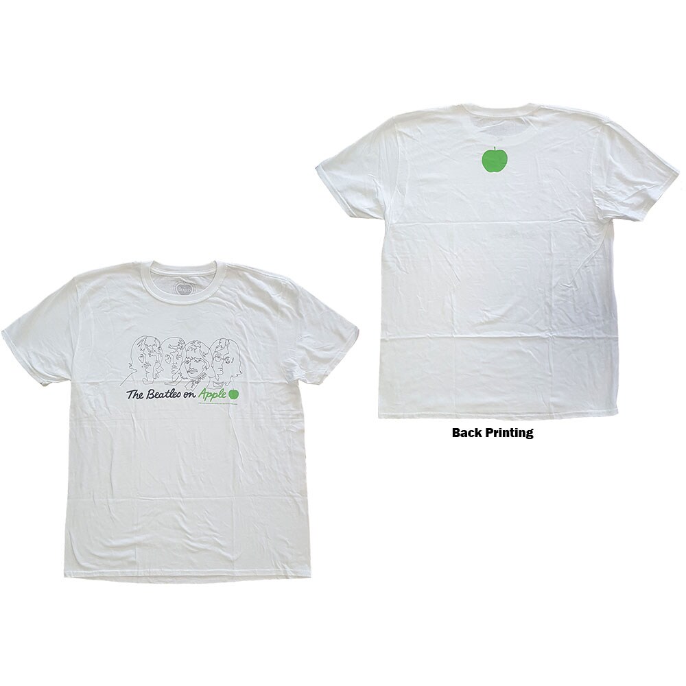 The Beatles Unisex T-Shirt: On Apple (Back Print) (Large) - 2