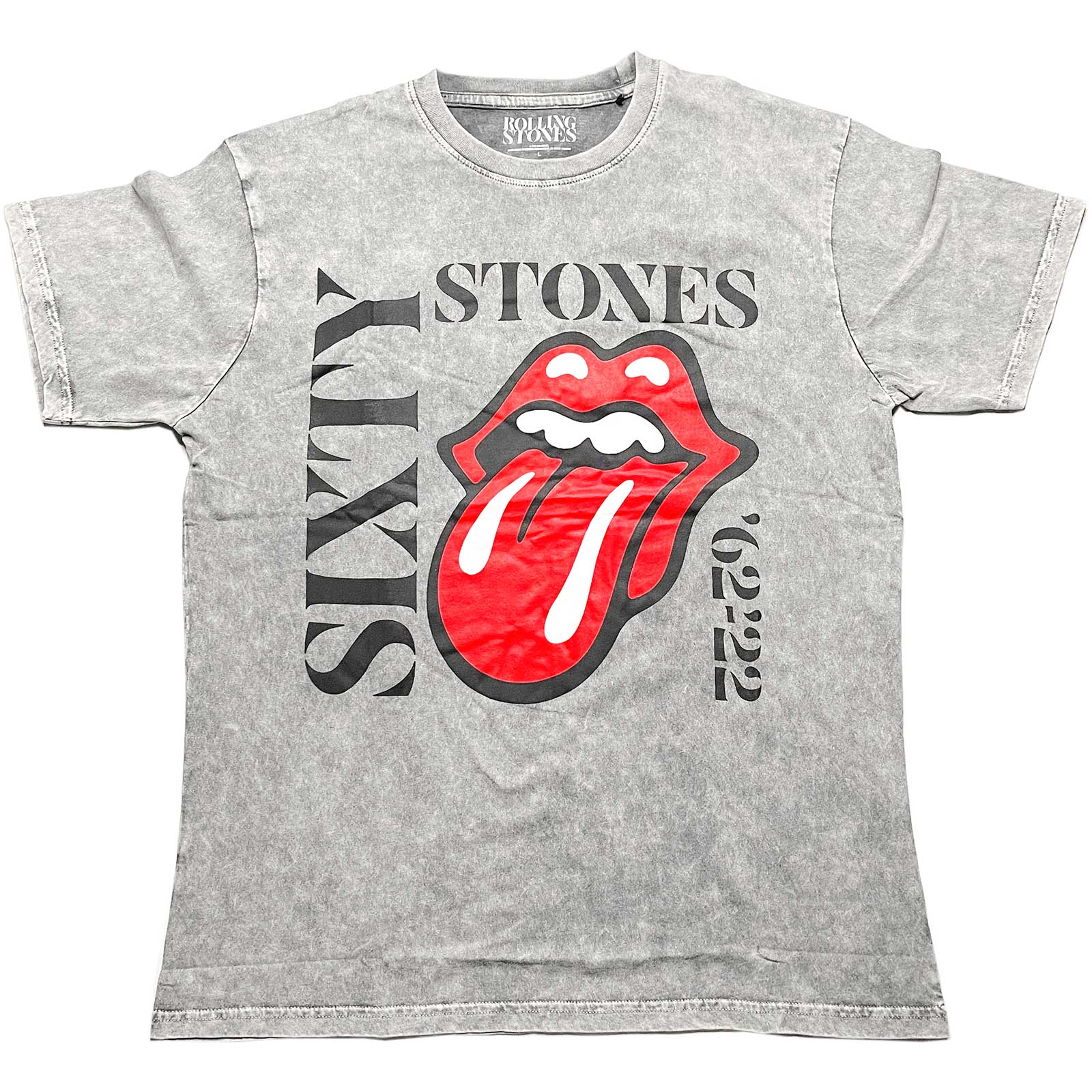 The Rolling Stones Unisex T-Shirt: Sixty Vertical (Dye-Wash) (Medium)