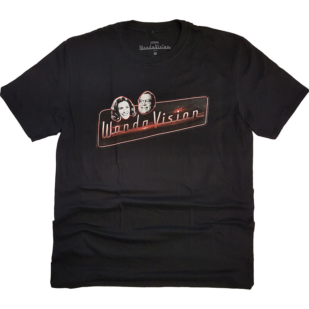 Marvel Comics Unisex T-Shirt: WandaVision Red Logo (X-Large)