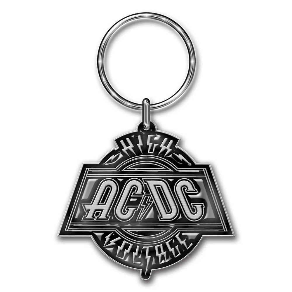 AC/DC Keychain: High Voltage (Die-cast Relief) - 2