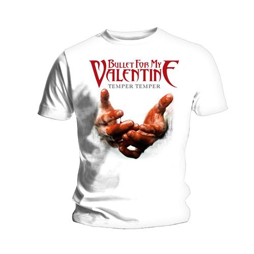 Bullet For My Valentine Unisex T-Shirt: Temper Temper Blood Hands (XX-Large) - 2