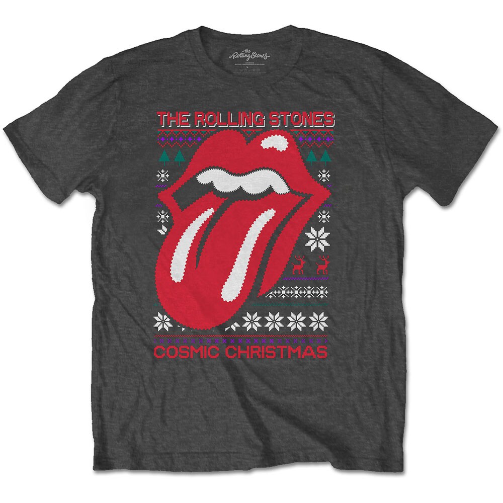 The Rolling Stones Unisex T-Shirt: Cosmic Christmas (Medium)