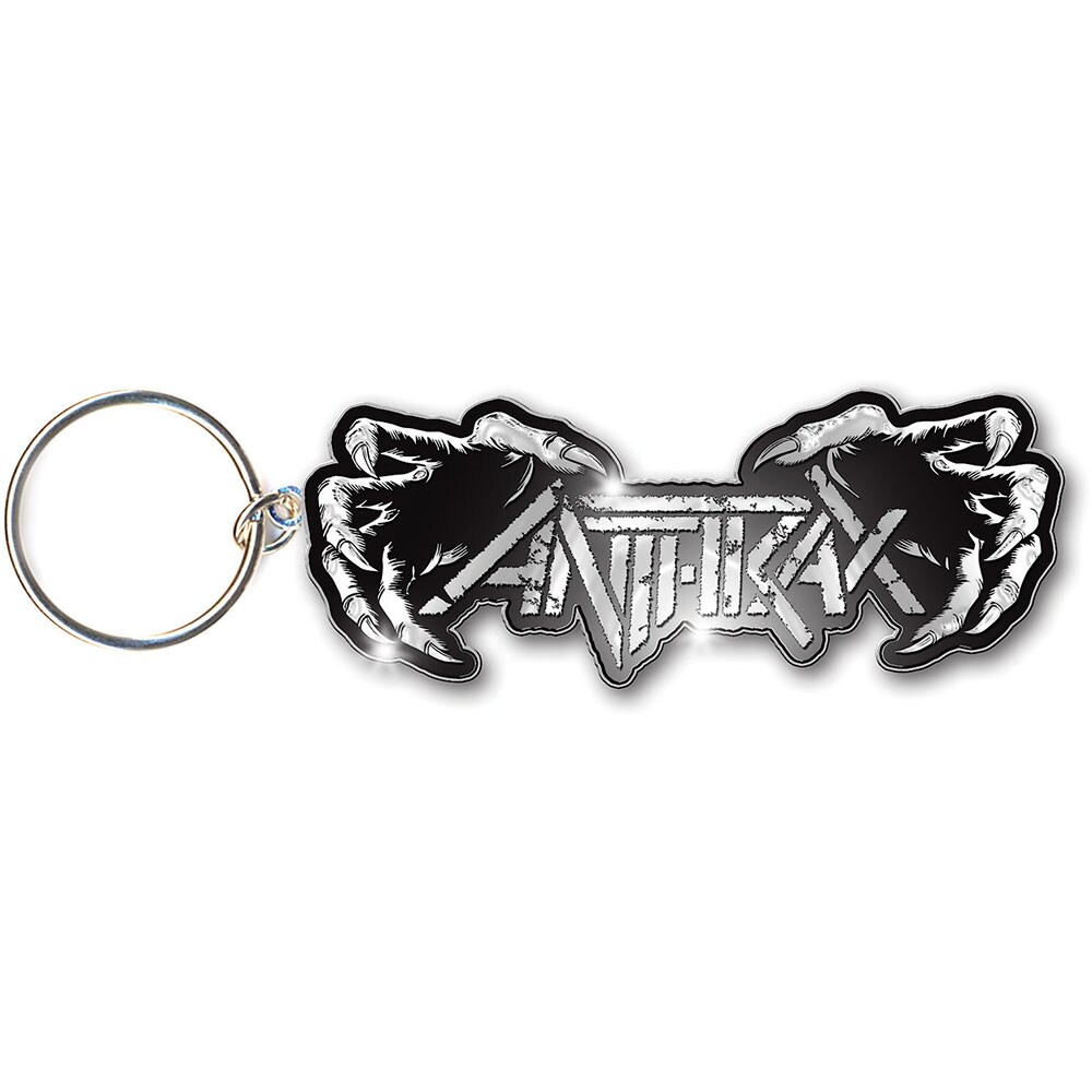 Anthrax Keychain: Death Hands (Enamel In-fill)