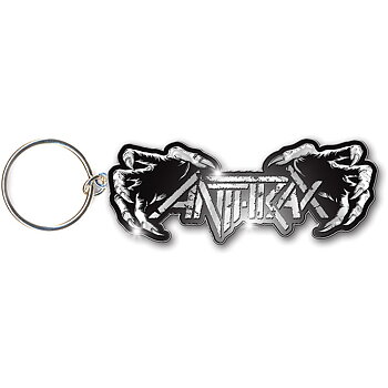 Anthrax Keychain: Death Hands (Enamel In-fill)