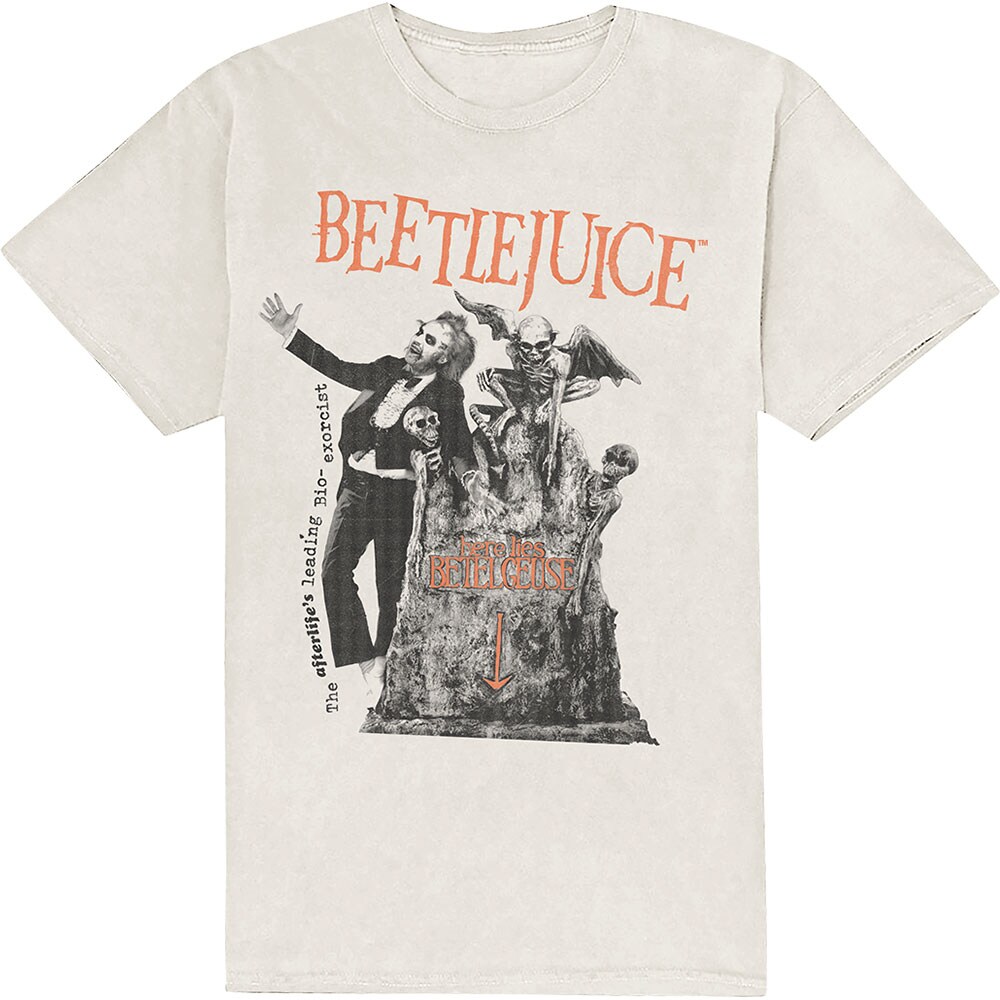 Warner Bros Unisex T-Shirt: Here Lies Beetlejuice (Medium)