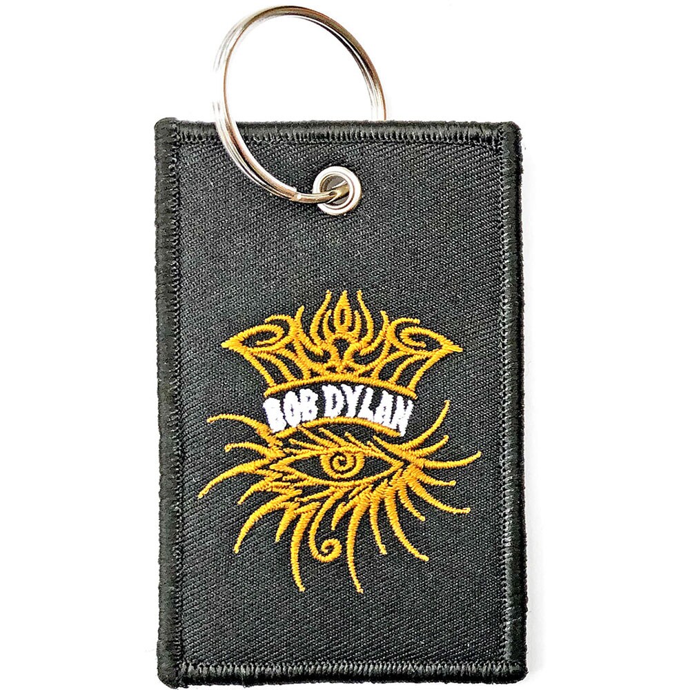 Bob Dylan Keychain: Eye Icon (Double Sided Patch)