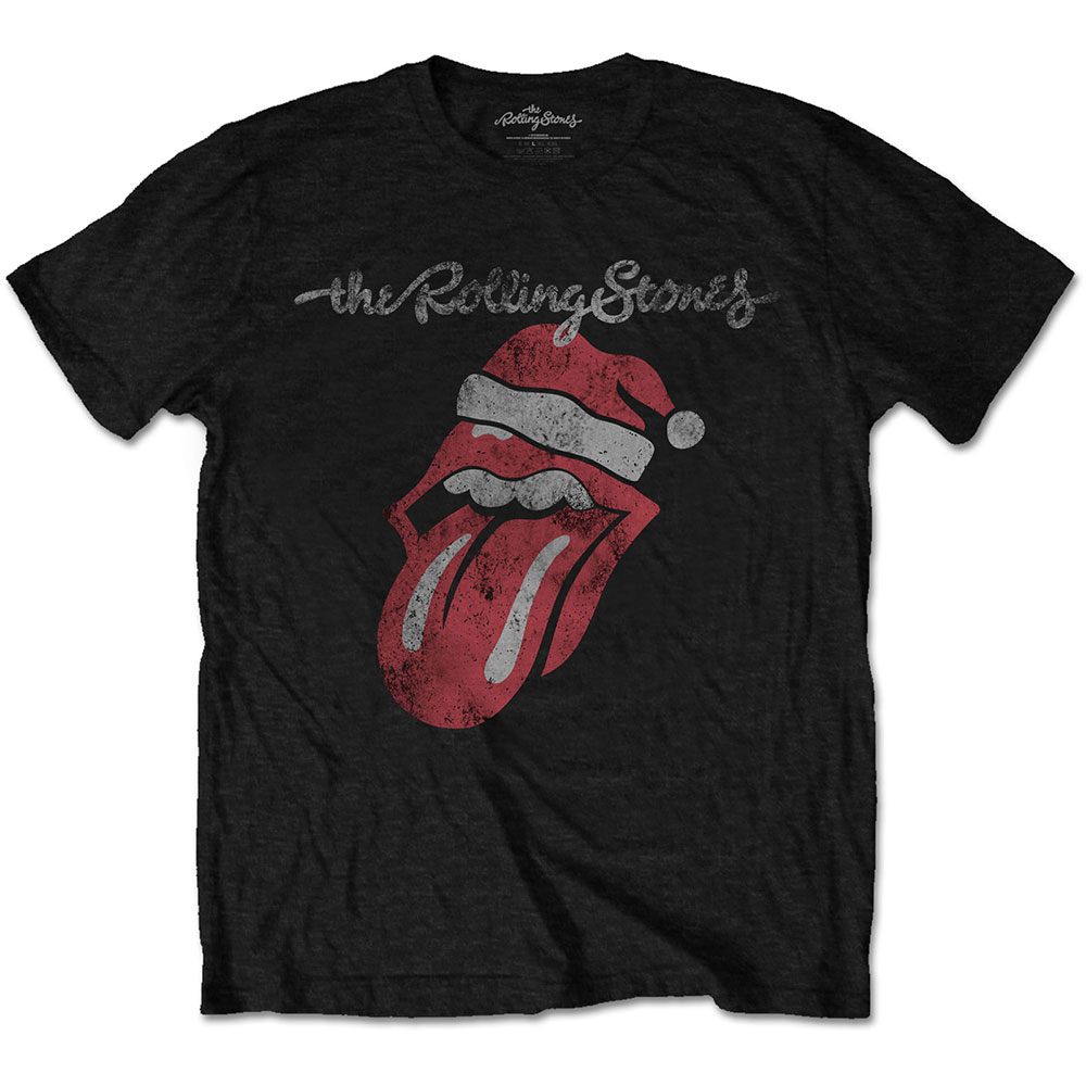 The Rolling Stones Unisex T-Shirt: Santa Lick (X-Large)