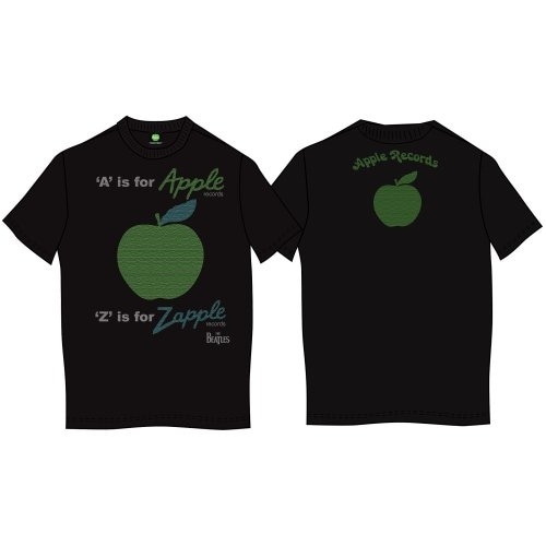 The Beatles Unisex T-Shirt: A is for Apple (Back Print) (X-Large) - 2