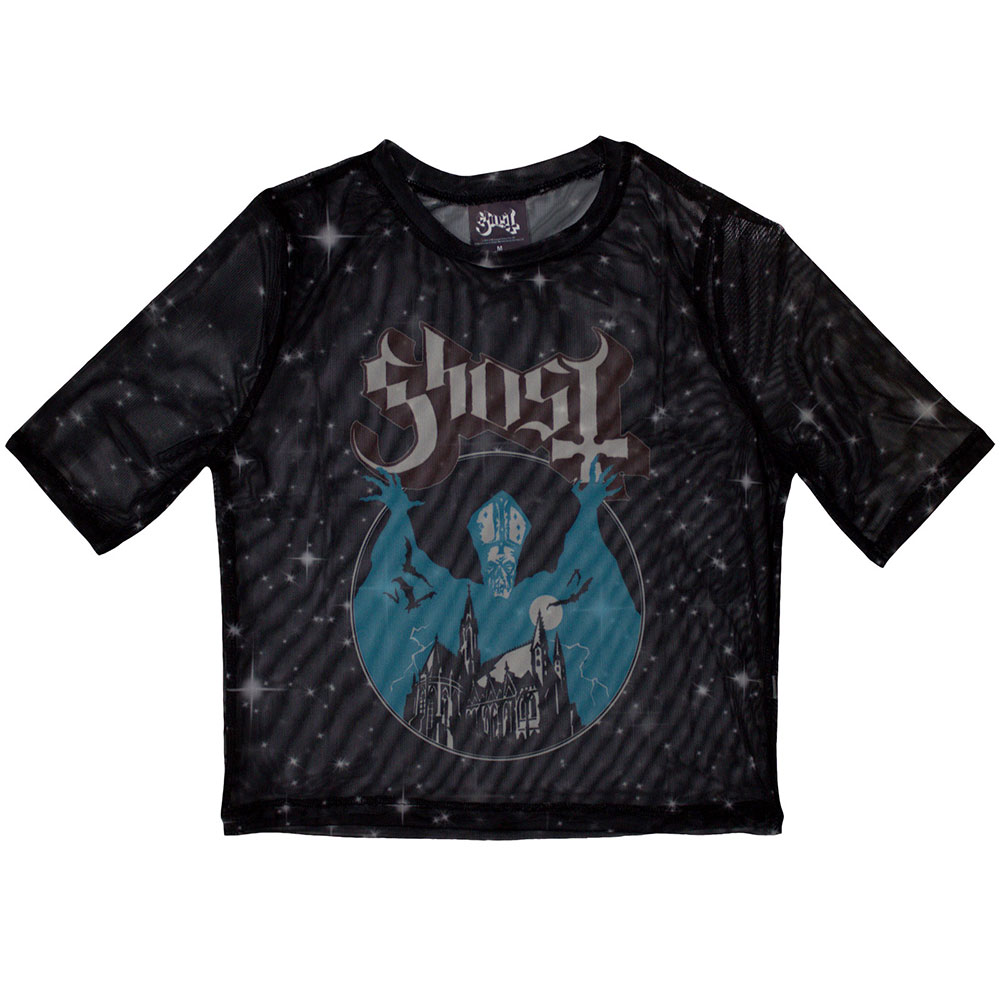 Ghost Ladies Crop Top: Opus (Mesh) (XX-Large)