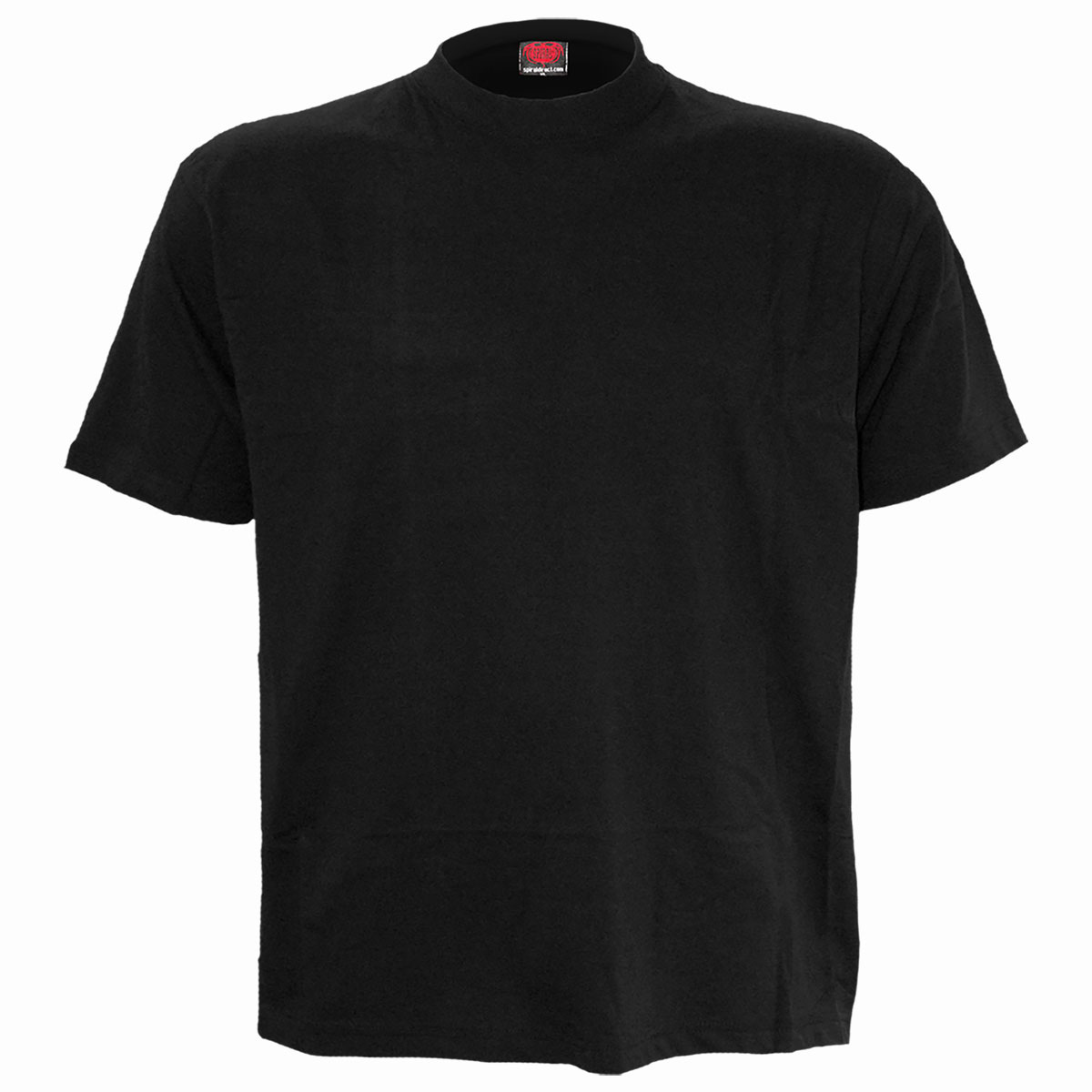 Spiral Kids T-Shirt: Plain (Black) (Blank) (Large)