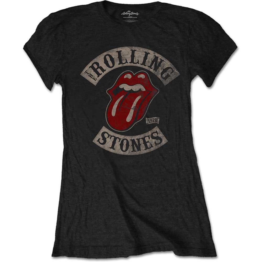 The Rolling Stones Ladies T-Shirt: Tour 1978 (X-Small)