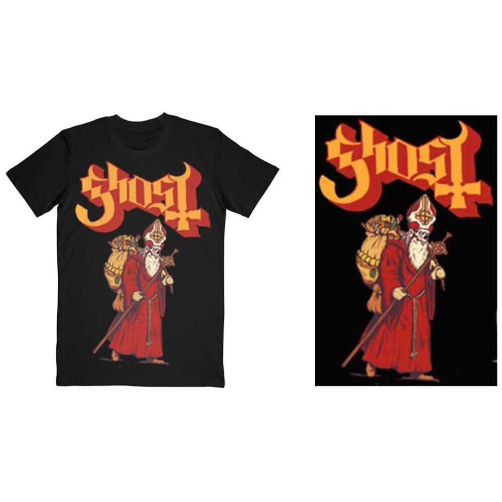 Ghost Unisex T-Shirt: Greetings From Papa Noel (Small)
