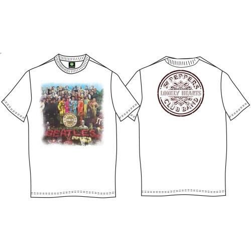 The Beatles Unisex T-Shirt: Sgt Pepper (Back Print) (X-Large) - 2