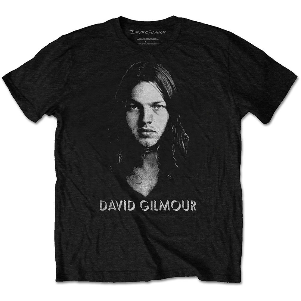 David Gilmour Unisex T-Shirt: Half-tone Face (Small)