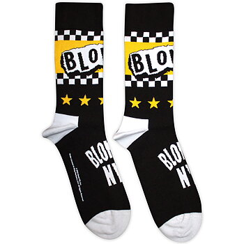 Blondie Unisex Ankle Socks: NYC Logo (Black) (Size 40-45)