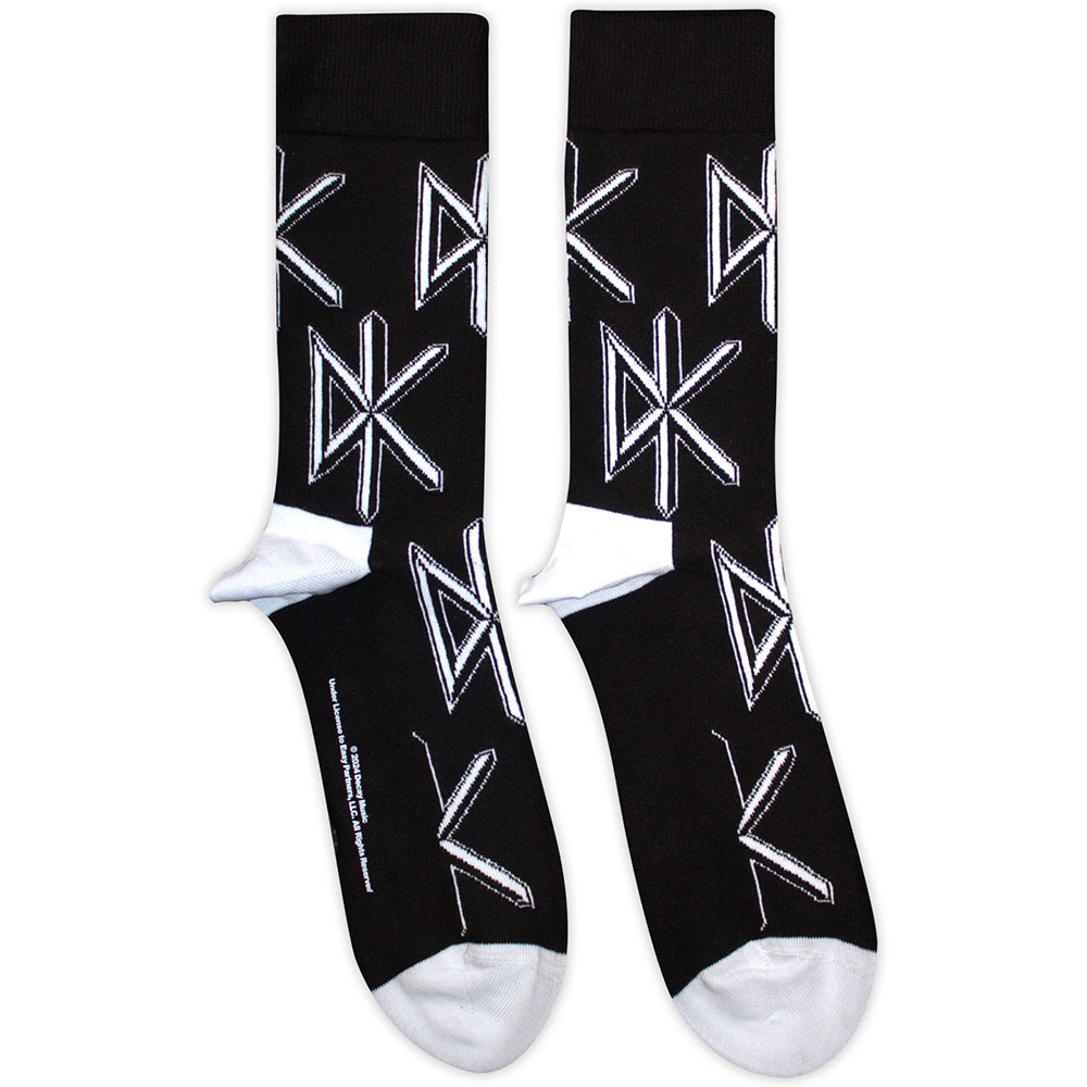 Dead Kennedys Unisex Ankle Socks: DK Logo Repeat (Black) (Size 40-45)